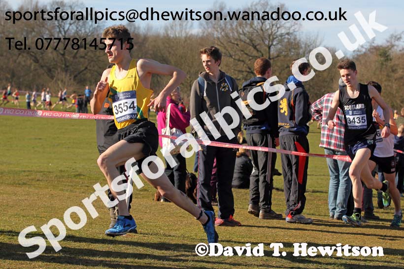 Mens under-17s Inter Counties Cross Country,  Cofton Park, Birmingham. Photo: David T. Hewitson/Sports for All Pics